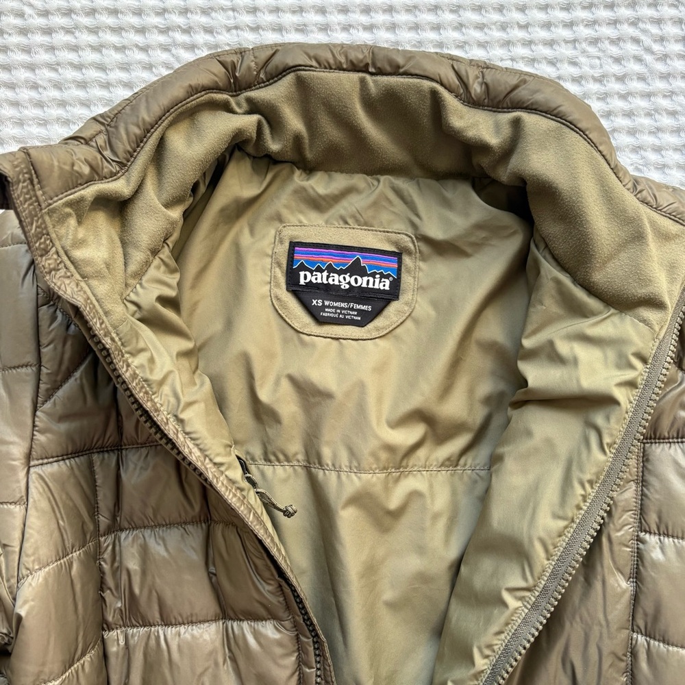 Patagonia Radalie Parka Mid-Thigh Quilted Sage Khaki Green - XS - Picture 3 of 10